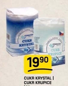 Cukr krupice Cukrovar Vrbátky