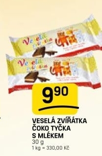 Dezert řez Veselá zvířátka