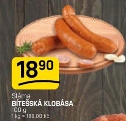 Klobáska bítešská Sláma