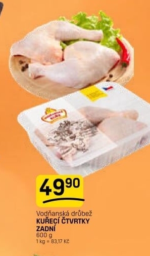 Kuřecí čtvrtky Vodňanské kuře