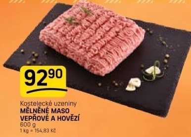 Mělněné maso mix Kostelecké uzeniny