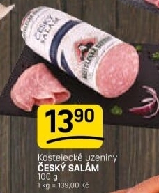 Salám český Kostelecké uzeniny