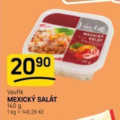 Salát mexickýLahůdky Vavřík