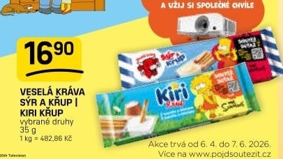 Sýr a křup Veselá kráva