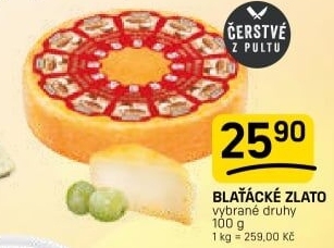 Sýr Blaťácké zlato Madeta