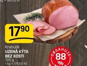 Uzená kýta bez kosti Krahulík