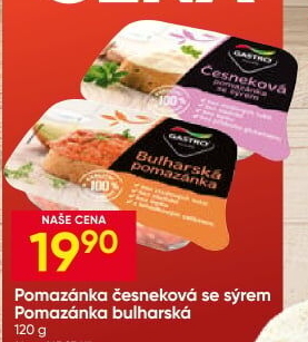 Česneková pomazánka se sýrem Gastro