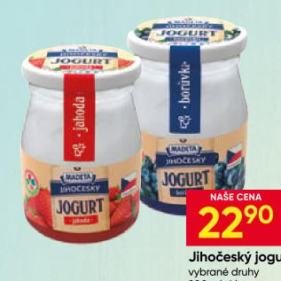 Jogurt ochucený jihočeský tradičníMadeta