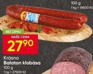 Klobása Balaton Krásno