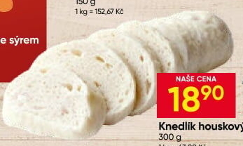 Knedlík houskový