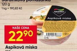 Miska aspiková Gastro
