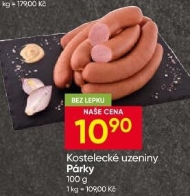 Párky Kostelecké uzeniny
