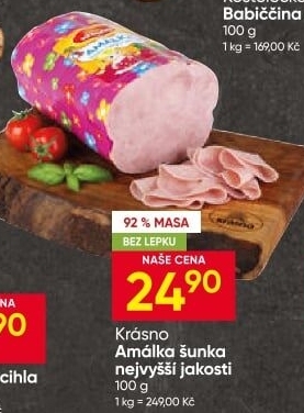 Šunka Amálka nejvyšší jakosti Krásno