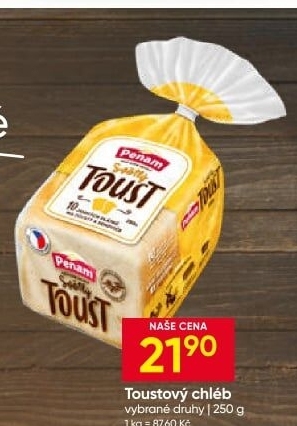 Toustový chléb Penam