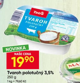 Tvaroh polotučný Tatra