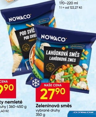 Zeleninová směs mražená Nowaco