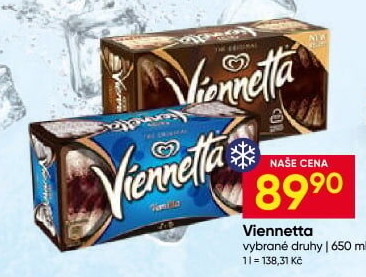 Zmrzlinová roláda Viennetta Algida
