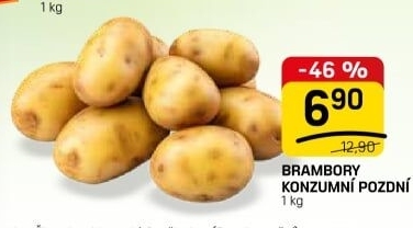 Brambory konzumní pozdní