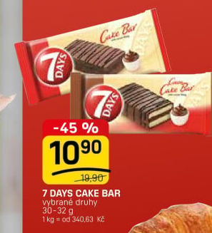 Cake Bar 7 Days