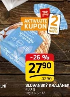 Chléb Slovanský krajánek Odkolek