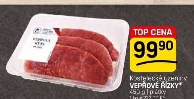 Řízky vepřové Kostelecké uzeniny