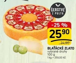 Sýr Blaťácké zlato Madeta