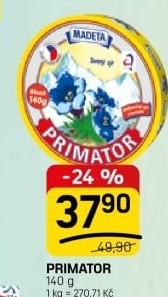 Sýr tavený Primátor Madeta