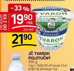 Tvaroh polotučný Jihočeský Madeta