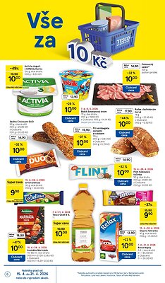akční leták Tesco 15.4.2026-21.4.2026
