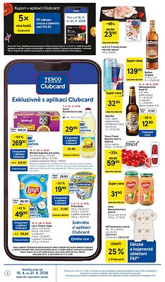 akční leták Tesco 15.4.2026-21.4.2026