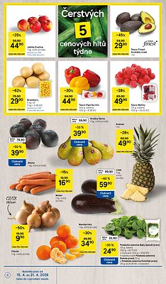 akční leták Tesco 15.4.2026-21.4.2026