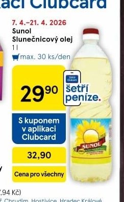 Sunol Slunečnicový olej