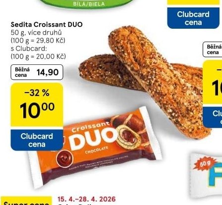 Sedita Croissant DUO - Tesco akcniletaky.com