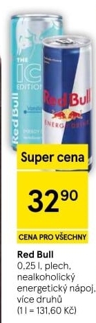 Energetický nápoj Red Bull