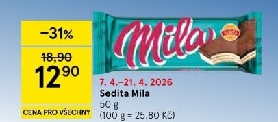 Oplatky Mila Sedita
