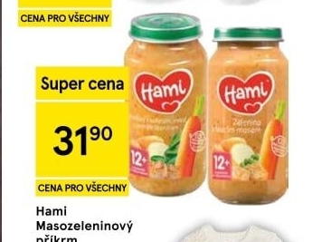 Příkrm masozeleninový Hami