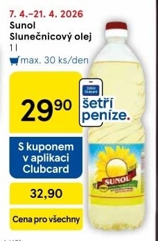 Slunečnicový olej Sunol