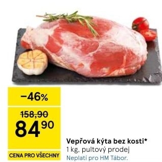Vepřová kýta bez kosti