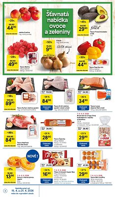 akční leták Tesco 15.4.2026-21.4.2026