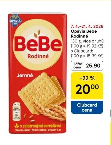 Opavia BeBe Rodinné