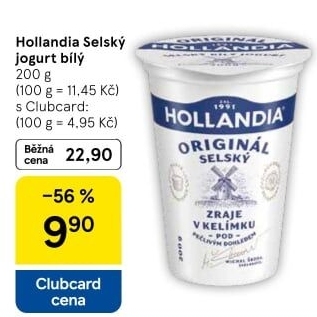 Bílý jogurt selský Hollandia