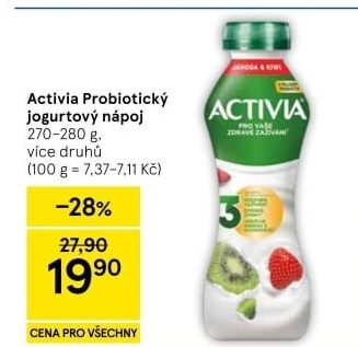 Jogurtový nápoj Activia Danone