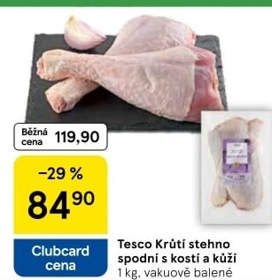 Krůtí stehna Tesco