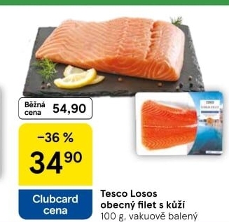 Losos obecný filety Tesco