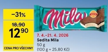 Oplatky Mila Sedita