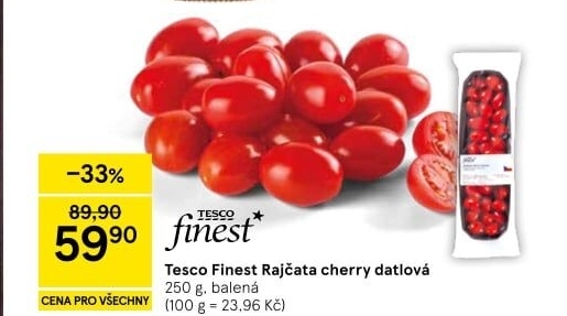Rajčata cherry Tesco Finest