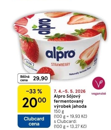 Sójový jogurt ochucený Alpro