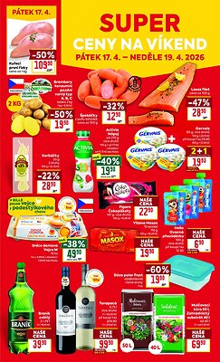 akční leták BILLA 15.4.2026-21.4.2026