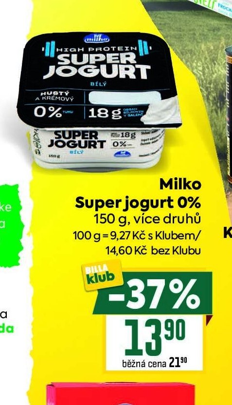 Milko Super jogurt 0%