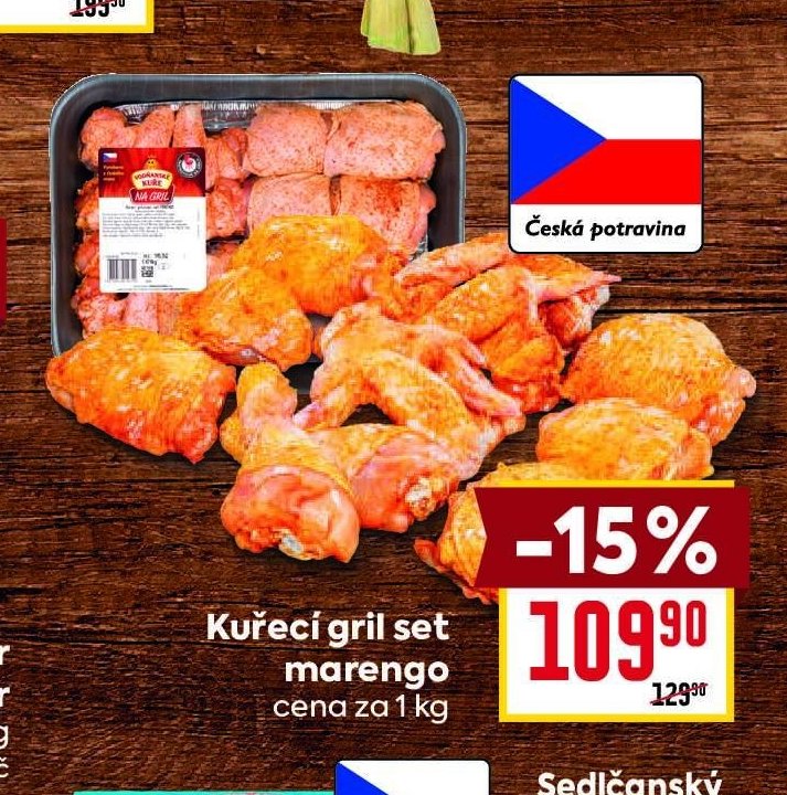 Kuřecí gril set marengo